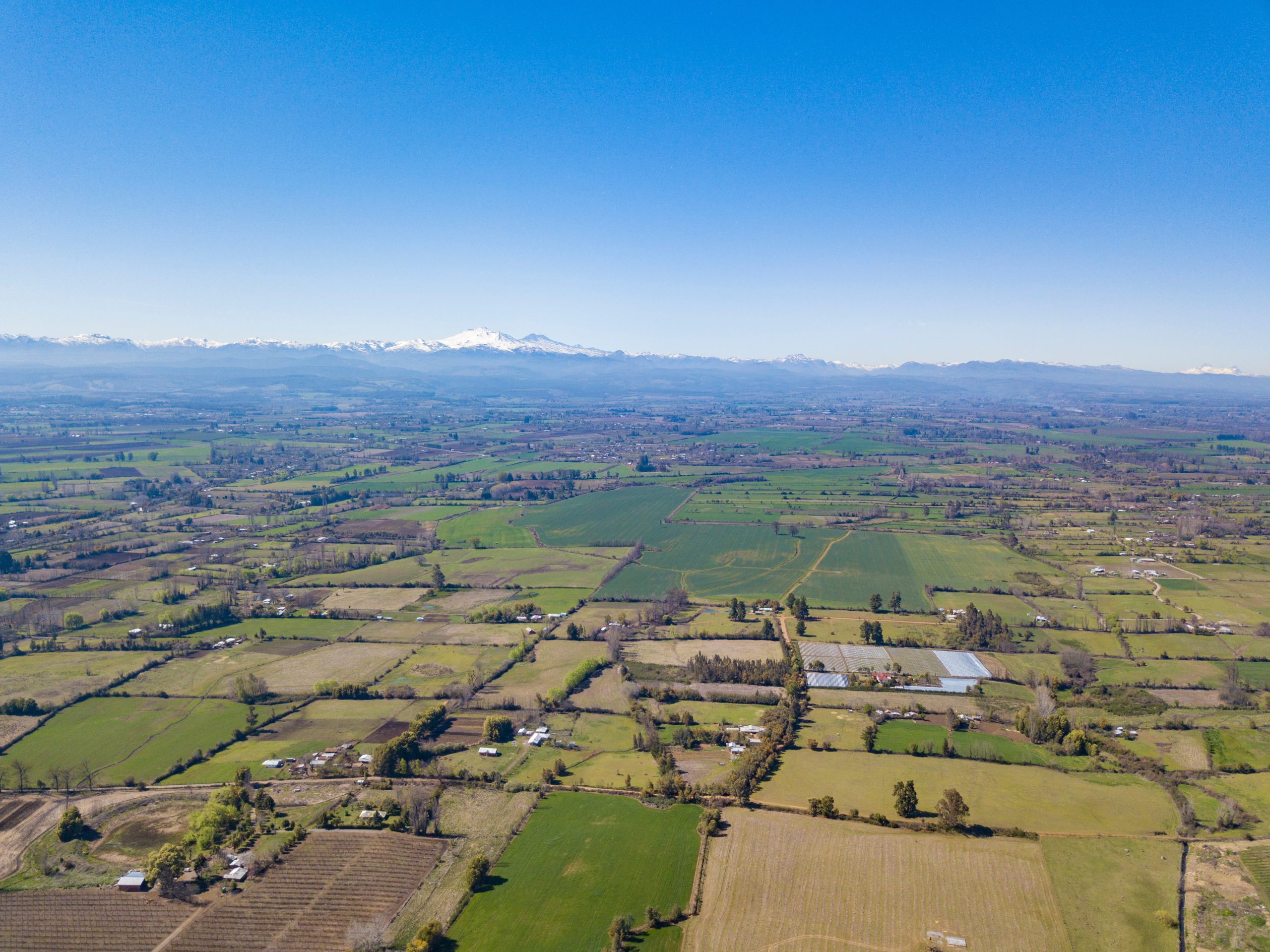 campos de chillán (panoramica aérea) con drone TomaAerea.cl