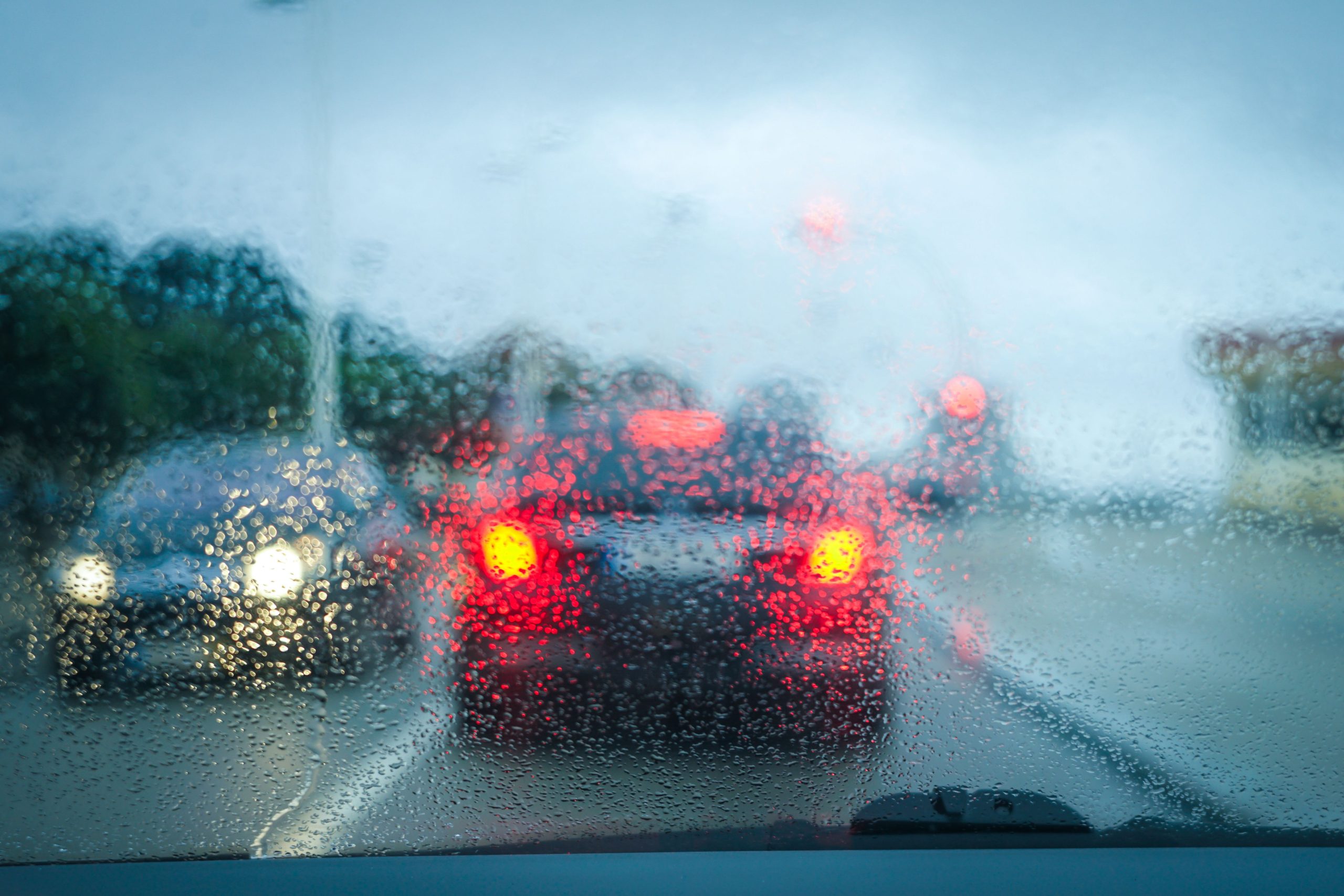 Conducción con lluvia